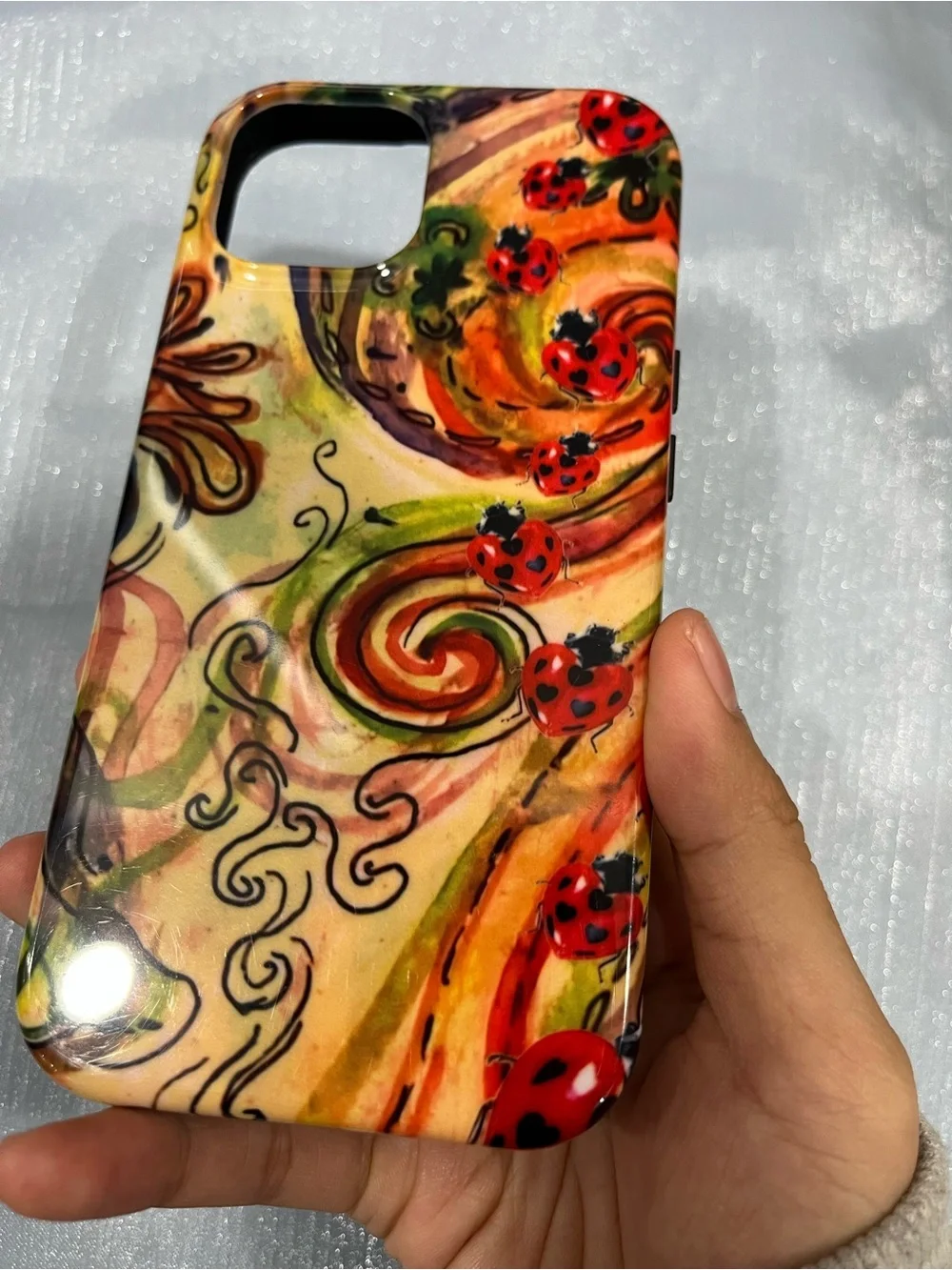 Whimsy Ladybug Floral Collage Phone case for all phone case